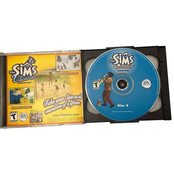 The Sims Unleashed Expansion Pack PC 2002 Preowned Original Case - Picture 5 of 6